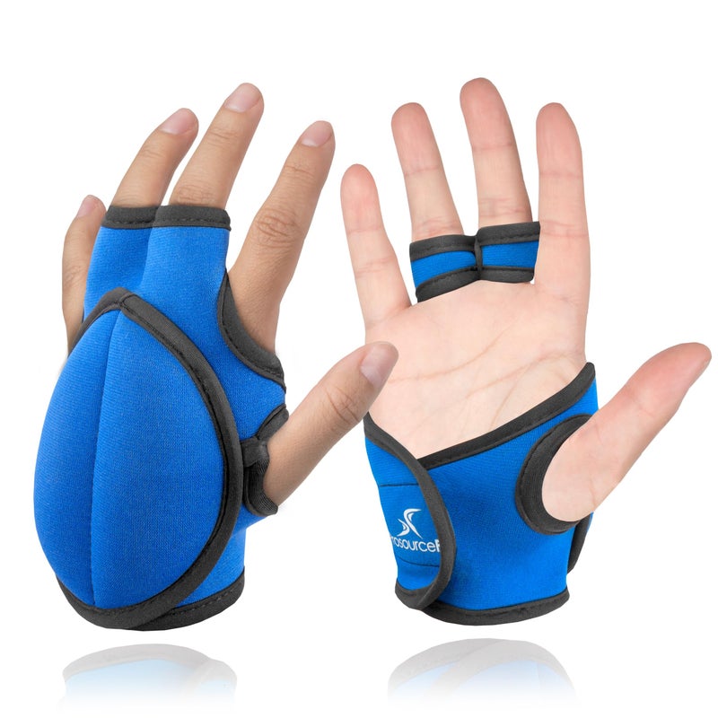 ProsourceFit Weighted Gloves, Pair of Heavy Duty 2 lb. Neoprene for Sculpting and Aerobics - Image 1